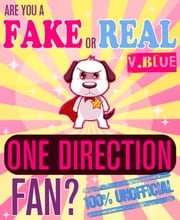 Are You a Fake or Real One Direction Fan? Blue Version - The 100% Unofficial Quiz and Facts Trivia Travel Set Game Bingo Starr