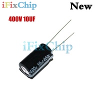 10PCS Higt quality 400V10UF 10*17mm 10UF 400V 10*17 Electrolytic capacitor