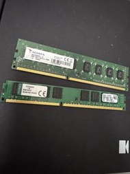 ADATA & Kingston DDR3 RAM Modules 8Gb x 2