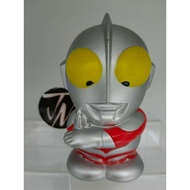 Original First Ultraman Showa Vinyl Piggy Bank Tabung