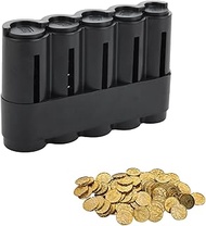 Coin Box with 5 Compartments, Change Sorter, Coin Sorter with Quick Fixation, Change Storage, Coin B