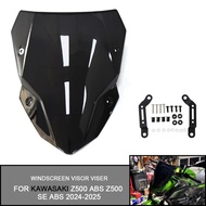 For Kawasaki Z500 2024 ABS Z500 SE ABS 2024-2025 Motorcycle Accessories WindScreen Visor Motorbikes 