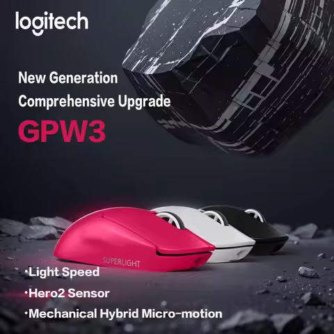 Logitech PRO X SUPERLIGHT 2 GPW3 Wireless Mouse Gaming Mouse Gpw Second Generation Upgrade Hero2 Sen