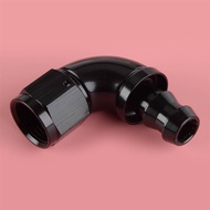 Car Black 90 Degree Push On Lock One Pieces 8AN-8AN Oil Fuel Water Pipe Line Hose End Fitting Connec