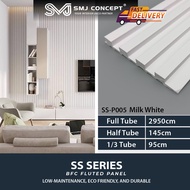 SMJ Concept® SS Series Fluted Wall Panel 132x15x2950mm | Waterproof & Eco-Friendly for Interior Wall