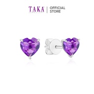 TAKA Jewellery Spectra Gemstone Earrings 9K Gold