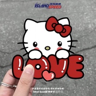 可爱LOVE凯迪肉桂卷汽车贴纸划痕遮挡创意个装饰防水车身贴画Cute LOVE Cady Cinnamon Roll Car Sticker20260310