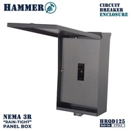 HAMMER Nema3R RAIN-TIGHT PANEL BOX Electrical Enclosure for Bolt-on 2/3-Pole (Breaker NOT included)