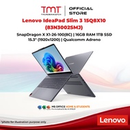Lenovo IdeaPad Slim 3 15Q8X10 (83N3002SMJ) Laptop | SnapDragon X X1-26-100(8C) | 16GB RAM 1TB SSD | 