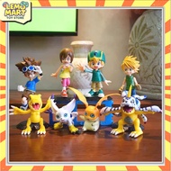 Digimon Figure Collection & Decor: Agumon, Gabumon, Patamon, and Plotmon Collectible Model