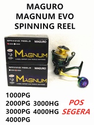 FISHFULL MAGURO MAGNUM EVO SPINNING LIGHT JIG REEL 1000PG 2000PG 3000PG 4000PG 3000HG 4000HG