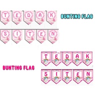 BUNTING FLAG AQIQAH DECORATIONS TEDAK SITEN BIRTHDAY
