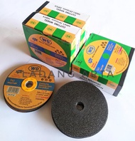 WD GERINDA MATA GERINDA - GERINDA BATU POTONG 1PAK / 20 PCS - WD CUTTING WEEL 30 GRAM 4" INCH TEBAL