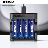 XTAR 1.5V AA 4150mWh Li-ion Rechargeable Battery (Pack 4)