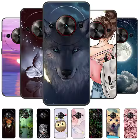 For ZTE Blade A75 5G Case Cover For BladeA75 5G Silicone Soft Marble Black Bumper Coque for ZTE Blad