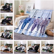 Bts bts bts Blanket Sofa Office Nap Blanket Car Air Conditioning Blanket Soft Keep Warm Customizable