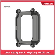 ChicAcces Clear TPU Protective Bumper Case Cover Shell for Xiaomi Huami Amazfit Bip Lite