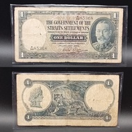 K35/85368 15-20%New 1935 Straits Settlements King George V 1Dollar (CollectiblesOnly)