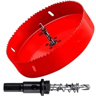 DUDAN Bi-Metal 6 Inch Hole Saw HSS Wear Resistance Hole Cutter Woodworking Multifunctional Drill Bit