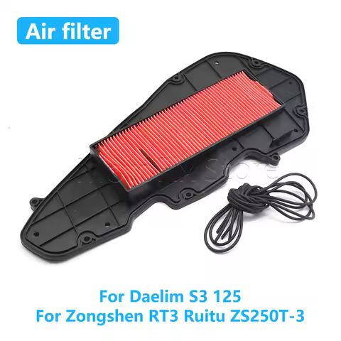 Motorcycle Accessories Engine Air Filter Intake Cleaner Element For Daelim S3 125 For Zongshen RT3 R