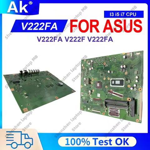 V222FV222FA Motherboard For ASUS Vivo AiO V222FA V222FB Mainboard With 10th Gen I3 i5 i7 tests OK fa