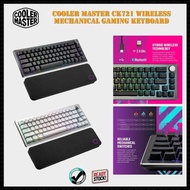 Cooler Master CK721 65% Hybrid Wireless 2.4GHz/Bluetooth Mechanical Gaming Keyboard, 3-Way Dial (Rea