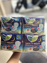 Băng Vệ Sinh Laurier Đêm 30cm 35cm 40cm 4 miếng[Combo 6 gói]