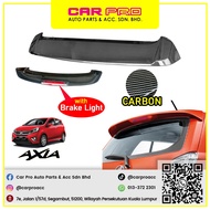 Perodua Axia 2014 - 2022 Oem Carbon Spoiler Bodykit With Led Brake Lamp