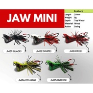 EXP JAW MINI Jump Frog Wooden Lure - For Snakehead Fishing