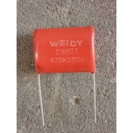 MESIN Mylar 475K250V Welding Machine Capacitor / 475K 250V WEIDY