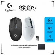 Logitech G304 Wireless Gaming Mouse - HERO 12K Sensor, 250H Battery, 6 Programmable Buttons, 99g Ult