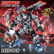Small Gifts for School Opening Man of Steel Man Super Anti-Hulk Boys' Puzzle Assembly Deformation Blocks Mecha Lego Toy