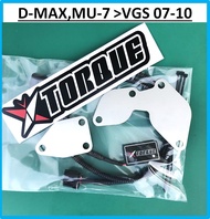 ชุดอุด EGR ป้องกันไฟโชว์ ISUZU D-MAX MU-7  VGS และ EURO4 ( Butterfly Torque กล่อง แอร์โฟร์ + แผ่นอุด EGR ) อีซูซุ  DMAX MU7 ( VGS 2007 2008 2009 2010 ) D MAX MU-X ( EURO4 2014 2015 2016 )