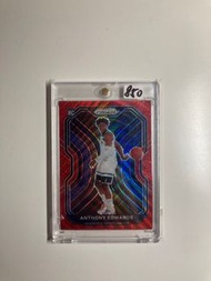 Panini Prizm rc Anthony Edwards Prizm Ruby Wave