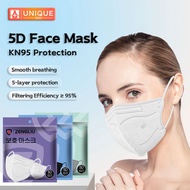 5D Mask KN95 50Pcs Face Mask 5 PLY BFE 95% Disposable Protective Mask 6D 3D Mask Antiviral medical n