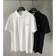 Hazzys Hazzys 2026 Summer Solid Color Casual Quick-Drying Short-Sleeved polo Shirt Men's Top T-Shirt