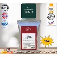 YEOP! Kopi Hainan Asli Ipoh (Halus/Fine | 1kg) | Original Hainan Coffee Powder | Kopi O Arabica Bala