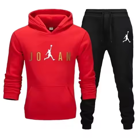 Winter hoodie set, pants, casual jogging clothes, sportswear, sportswear