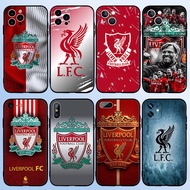 for iPhone 5 5s SE 6 6s 6 7 8 Plus SE X XR XS 17 Air Pro Max Liverpool FC 8Y1 Soft Black TPU Phone C