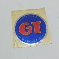 DECAL EMBLEM GT BICYCLE 4130 CHROME MOLY SANTA ANA CA STICKER OSBMX OLDSKUL GT BIKE DYNO BIKES BMX M