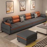 Household Modern Head Sofa Cat Claw Layer Combination New Simple Concubine Cowhide 2025 Wholesale Li