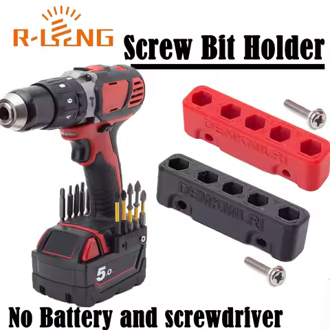 Magnetic Bit Holder Drill Bit Organizer 5 Spots Bit Screw Set For Milwaukee 18V Power Tools Electric