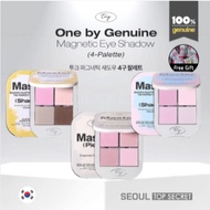 [tooq] (New) One by Genuine Magnetic Eye Shadow 4 Palette
