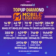 [INSTANT] Mobile Legends MLBB Diamonds Top Up MY | 24H Cheap & Legit Reload via ID | MLBB Diamonds