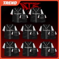 KPOP 2025 Stray Kids "dominATE" World Tour Merch Uniform Shirt Unisex Vintage Fashion Loose Hyunjin 