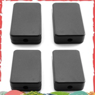 Electrical Junction Box 4PCS Electric Plastic Black Waterproof Project Junction Case 2.16X1.38X0.59 