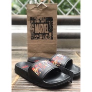 Unisex Brand Premium Slides Original Slides Marvel Transparent Black Slides Slips