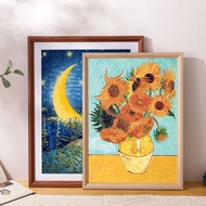 Wooden Picture Frame Wall Hanging 53cm 67cm Sketch 8K Art 4k Puzzle Poster A3 Children's Photo Frame