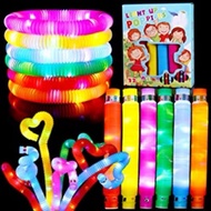 Children's Light Up Pop Pipes/ Toys Viral LED Pop Tube Toys