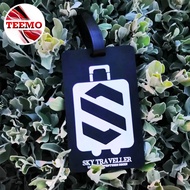 READY STOCK 💰 Teemo SKY TRAVELLER Premium PVC Luggage Suitcase Travel Tag Let New Adventures Begin